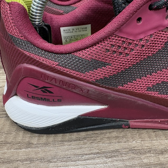 Reebok Nano X1 Maroon Red Womens US Size 6 EUR 36 127541026 Sneakers - Picture 2 of 10